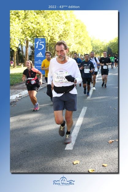 Paris-Versailles septembre 2022 - 16,2 KM - dernier KM - arrivée dans 1,2 km